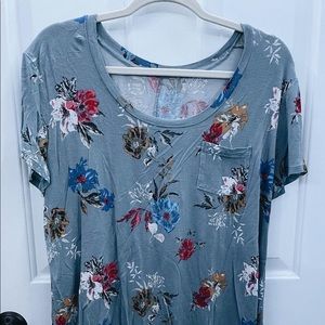 blue Maurice floral shirt